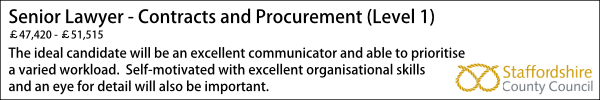 Staffs Procurement Level 1