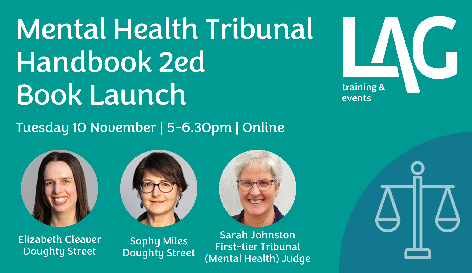 Mental Health Tribunal Book Launch 10 Nov 2026 5pm